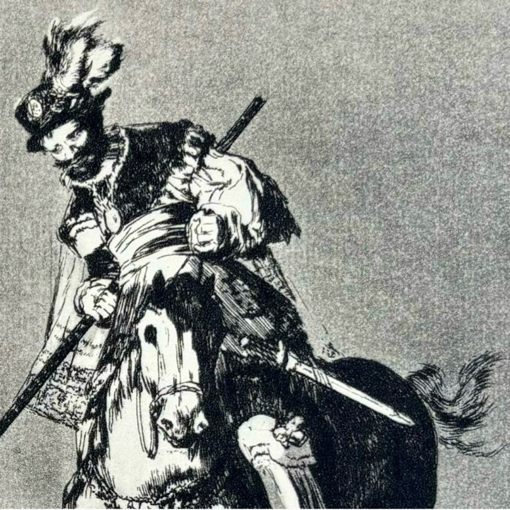 Rodrigo de Vivar, Cid Champion Original Antique Vintage Fine Art GOYA Print 60’s - Picture 5 of 6